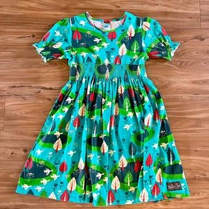Matilda Jane birds & trees print knit dress